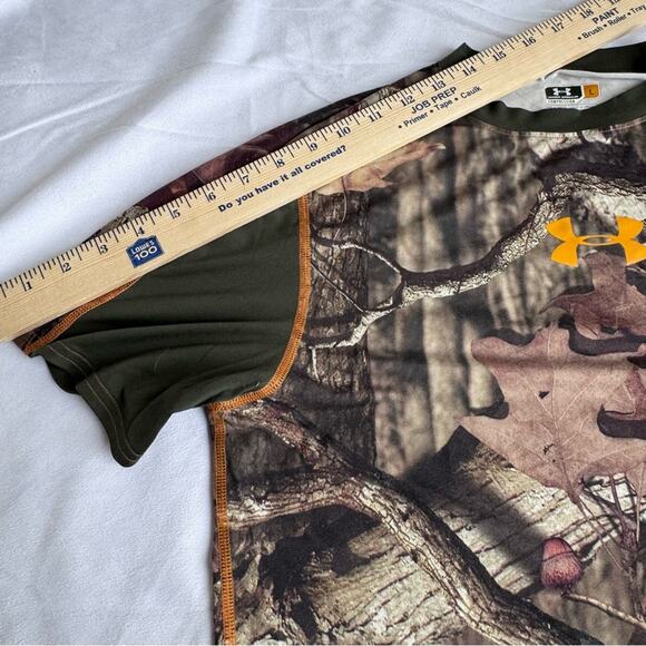 Under Armour UA Camo Hunting Compression Short Sleeve Shirt Breakup infinity - Picture 9 of 9